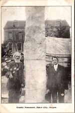 Postcard Granite Monument in Baker City, Oregon picture