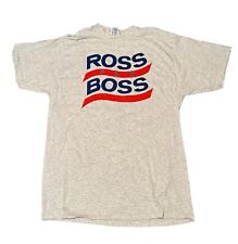Vintage Ross Perot 1992 Presidential Campaign T Shirt Ross For Boss New Jersey picture