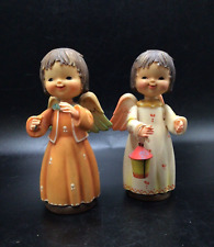 Vintage Anri Italy  girl Angel Figurines 3 1/2” picture