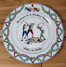 VTG 1989 Apilco French Revolution Bicentennial Porcelain Plates 10
