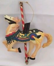 Vintage Smithsonian Collection 1988 Kurt Adler Horse Carousel Animal Ornament picture