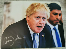 BORIS JOHNSON FORMER UK PRIME MINISTER SIGNED 8X10 PHOTO WITH COA picture