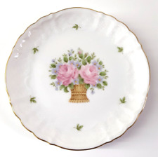 RARE Kaiser German MARSEILLE Romantica Pink Floral Embossed Butter Pat Dish picture