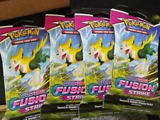 Fusion Strike 2022 Pokemon SWSH 4x Sleeved Booster Pack New Factory Sealed picture
