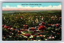 Eureka Springs AR-Arkansas, Aerial Of Town Area, Antique, Vintage Postcard picture