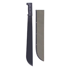 Rothco Bush Pro Steel Machete with Sheath - 18 Inch S45C Carbon Steel Blade picture