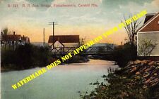 Fleischmanns NY Railroad Avenue bridge DB PM Griffin Corners 8/13/1909 picture