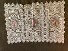 Small Antique Lace with Flowers Doily picture