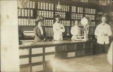 Platteville WI Weittenhiller & Son Store Canned Goods Workers Scale c1910 RPPC picture
