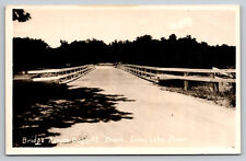 Cross Lake Minnesota Bridge Across Doggott Brook Posted 1926 MN RPPC Postcard picture
