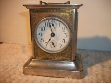 Antique Friedrick Mauthe Musical Carriage Alarm Clock 