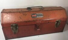 Vintage Waterloo Industrial Tool Box w/ Tray Front Opening 20x7x8 picture