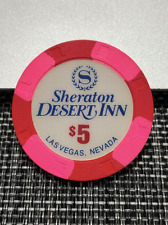 $5 SHERATON DESERT INN CASINO CHIP POKER CHIP LAS VEGAS NEVADA GAMBLING TOKEN picture
