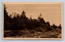 New Harbor ME-Maine, RPPC: South Shoreline, Scenic Vintage c1927 Postcard picture