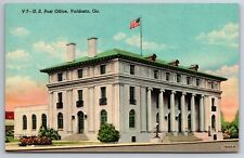 Vintage Postcard GA Georgia Valdosta U.S. Post Office Street View -3344 picture