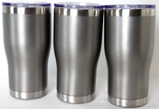 3 Stainless Steel 16oz Tumblers Thermal well made *New picture