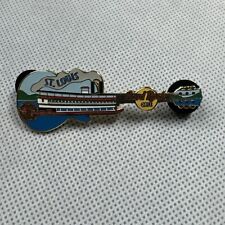 Hard Rock Cafe St. Louis Steamboat Enamel Paddleboat Guitar Pin picture