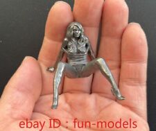 New Solid Brass Hot Sexy Girl Statue Art Beauty Model Decor Artworks Pendants picture