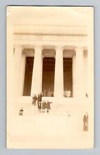 Historic 1940s Iconic Building Facade - Vintage Photo 2 3/4x4 5/8 picture