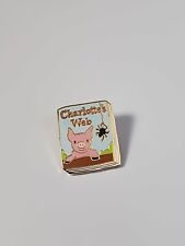Charlotte's Web Book Lapel Pin Pig and Spider picture