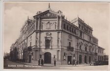 Buenos Aires, Argentina. Teatro Cervantes Vintage Real Photo Postcard picture