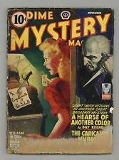 Dime Mystery Magazine Pulp Nov 1942 Vol. 28 #1 GD 2.0 picture