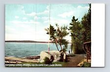 Postcard ME Rangeley Lake Maine Up The Lake From Camp Bemis c1910s AN13 picture