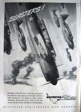 1942 BREWSTER Buccaneer & Bermuda Dive Bomber Aircraft Ad #4 - WW2 Print Advert picture