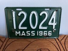 1966 Massachusetts Motorcycle Plate # 12024 picture