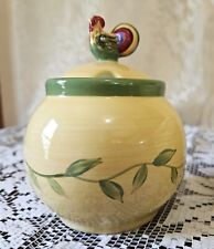 Pfaltzgraff Napoli Rooster Sugar Bowl 2010 Hand Painted picture