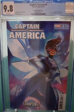 CAPTAIN AMERICA #2 (2023) NEW CHAMPIONS VARIANT CGC 9.8 WERNECK COVER MARVEL picture