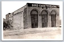 RPPC Historic Bird Cage Theatre 1881 Tombstone AZ C1930's Postcard R22 picture