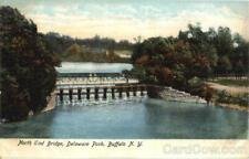 Buffalo,NY North End Bridge,Delaware Avenue Erie County New York Postcard picture