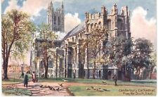 Kent Canterbury Cathedral South East A/S Flower Tuck 7021 UK  picture