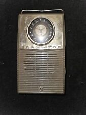 Vintage 1959 RCA Victor transistor AM radio, model T-1JE,  Works READ picture