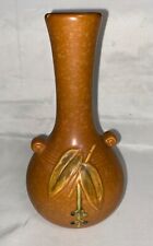 Weller Cornish Brown Bulb Vase 1933 Read Description 8-1/2” picture