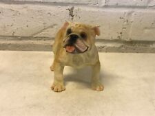 Castagna English Bulldog Resin 1990 Signed Made in Italy Brown picture