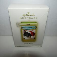 Hallmark Keepsake Tabby Treats Dated 2009 Christmas Photo Holder Ornament in Box picture
