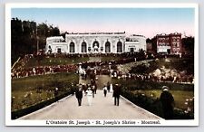 c1920s~L'Oratoire St Joseph~Mount Royal~Shrine~Montreal QC~Vintage Postcard picture