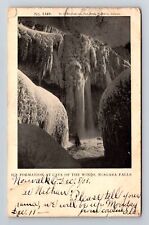 Niagara Falls NY-New York, Ice Formation Cave of Winds c1905 Vintage Postcard picture