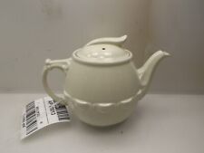 Vintage Off-White Ceramic Teapot picture