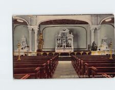 Postcard Interior of Cathedral St. Augustine Florida USA picture