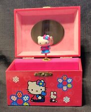 Rare Vintage 1976-2003 Hello Kitty Musical Sanrio Jewelry Box  Mirror-Works picture