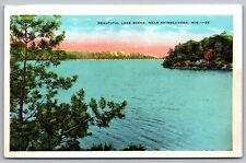 Beautiful Lake Scene Near Rhinelander Wisconsin Wi C L Harmeyer Unp Postcard picture