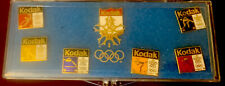 1988 Calgary Winter Olympic Pin Set KODAK Pictogram Complete Set of 7 pins  picture