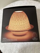 LLADRO Merry Christmas Lithophane Votive Tea Light BRAND NEW IN BOX #18413 Gift picture