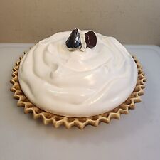 Hershey Kiss Chocolate Mousse Pie Plate Cover Carrier Keeper Vintage picture