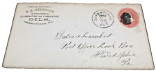 JULY 1884 D&H DELAWARE AND HUDSON CARBONDALE & SCRANTON RPO HANDLED ENVELOPE picture