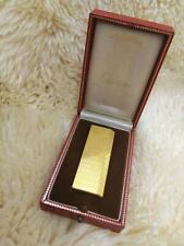 Beauty Cartier Oval Roller Gas Lighter Gold picture