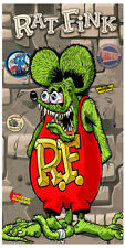 3ftx6ft VINYL BANNER-RAT FINK-MAN CAVE- GARAGE-NEW father's day picture